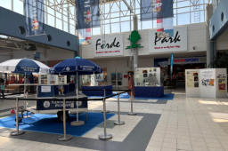 Ausstellungsteil in der Haupthalle