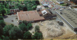 der Gebäudeabriss 1986